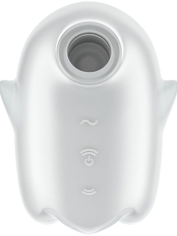 Satisfyer - Glowing Ghost õhupulsi stimulaator ja massaažiseade valge