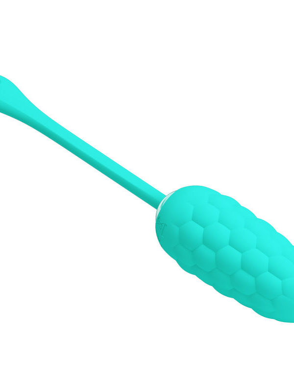 Pretty Love - Vibreeriv muna aqua green laetava meretekstuuriga