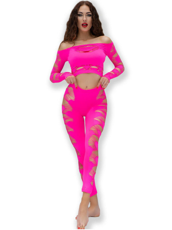 Chilirose - CR 4632 topp ja püksid fuksia S/L