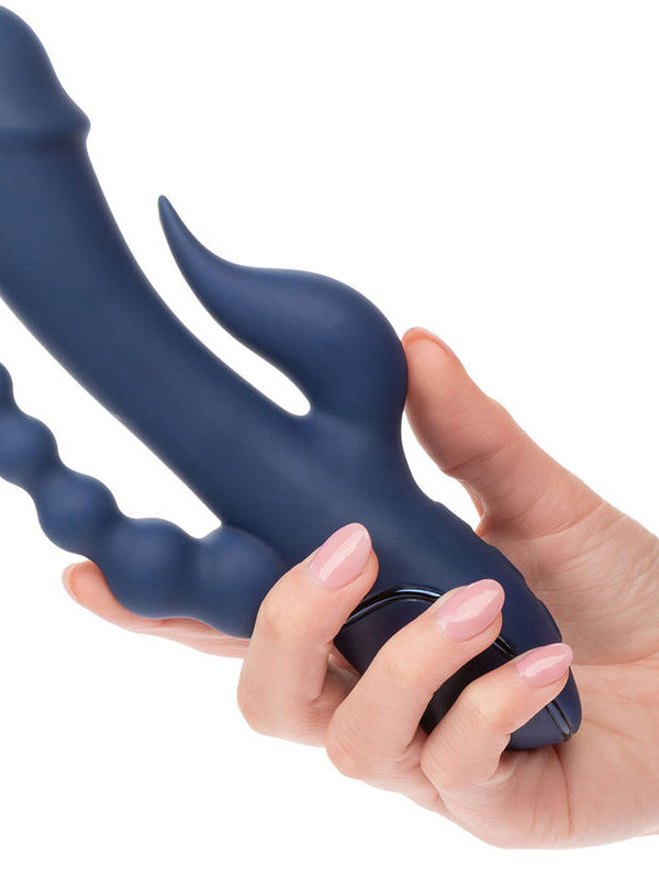 CalExotics - Triple Orgasm massaažiseade sinine