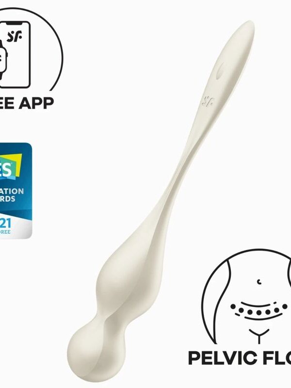 Satisfyer - Love Birds vibreerivad Kegeli kuulid valge