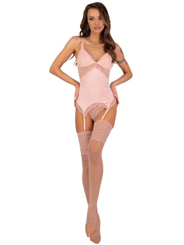 LivCo Corsetti Fashion - Persinne Peach komplekt, aluspüksid ja sukad