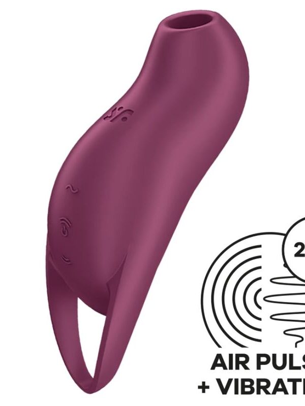 Satisfyer - Pocket Pro 1 kliitori stimulaator granaatpunane