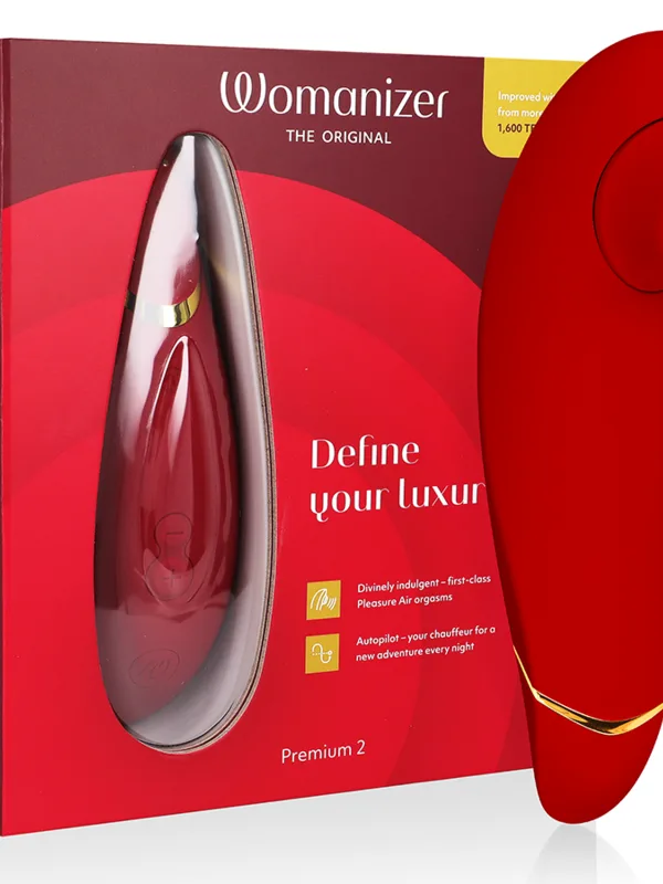 Womanizer - Premium 2 kliitori stimulaator bordoopunane
