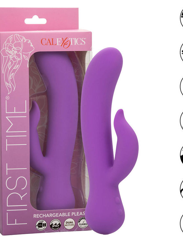 CalExotics - First Time Pleaser massaažiseade laetav lilla