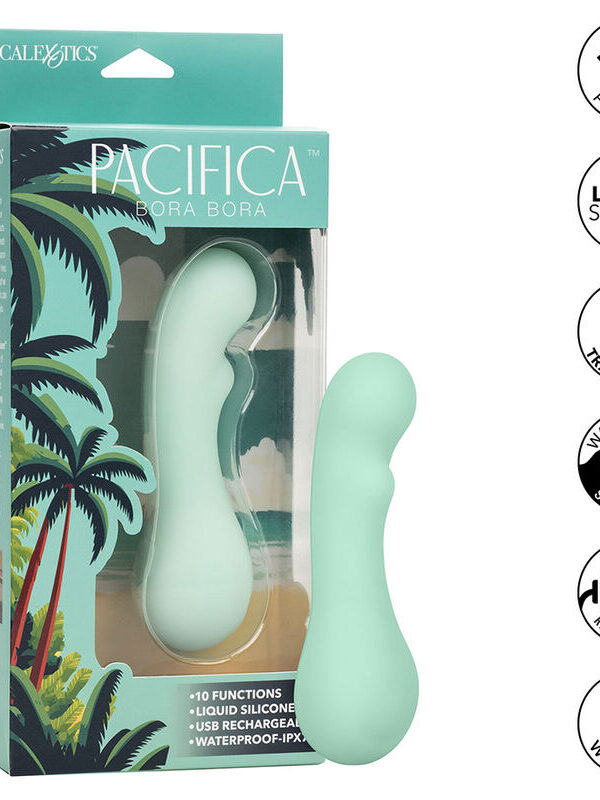 CalExotics - Pacifica Bora Bora G-punkti stimulaator 10 vibratsiooniga aqua