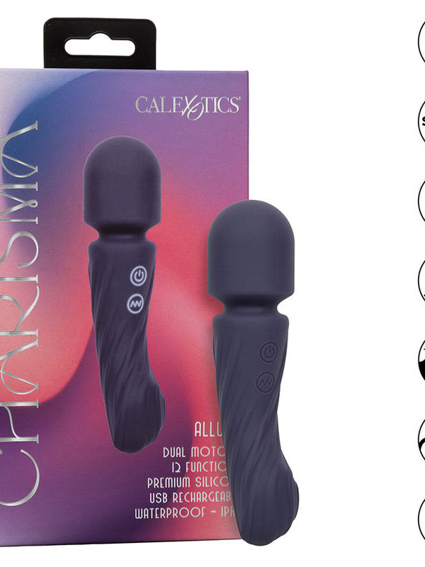 CalExotics - Charisma Allure kahe mootoriga massaažiseade 12 funktsiooniga 17,25 cm lilla