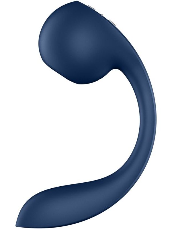 Satisfyer - Pro+ Wave 4 G-punkti ja Air Pulse stimulaator tasuta äpiga tumesinine