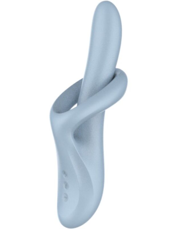 Satisfyer - Heat Flex 4 soojendava efektiga massaažiseade 12 vibratsiooniga sinine