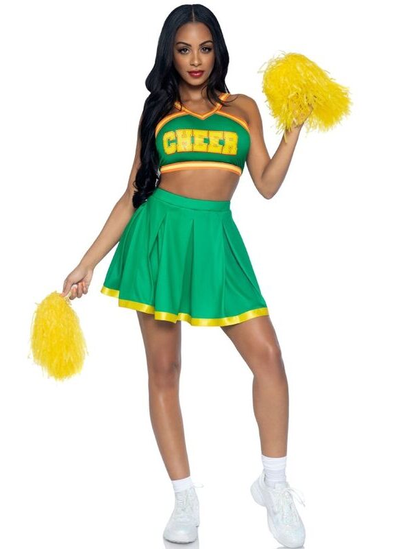 Leg Avenue - Cheerleaderi kostüüm roheline M/L