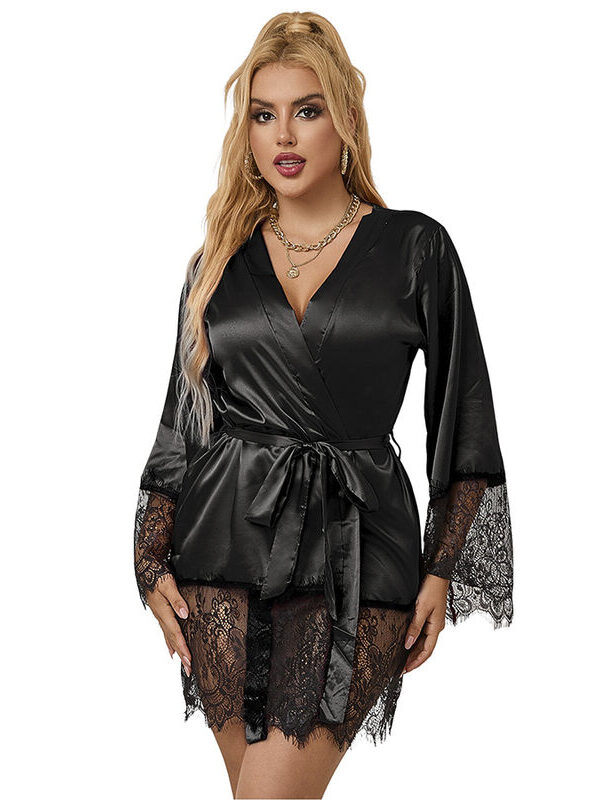 Subblime - 953799 elegantsed pitsist pidžaamad ja stringid must S/M