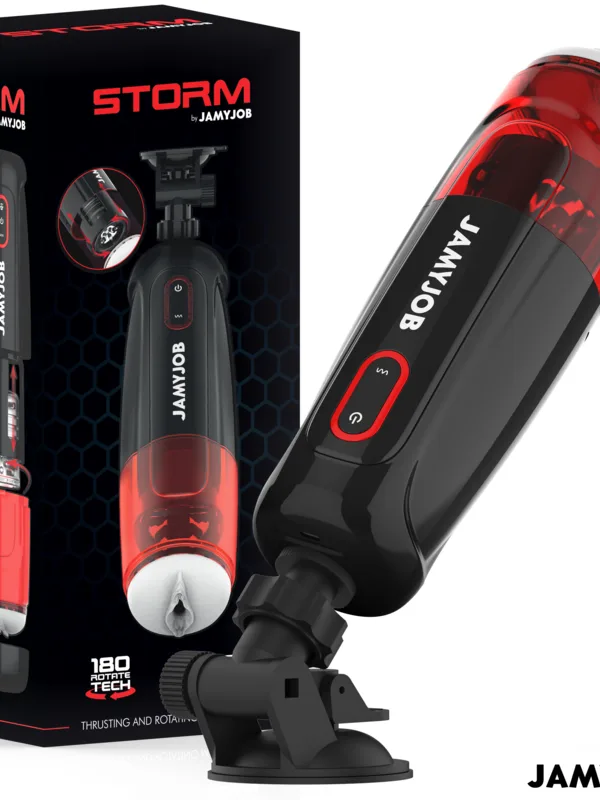 JamyJob - Storm automaatne vagina masturbaator 10 pöörlemis- ja thrusting-režiimiga