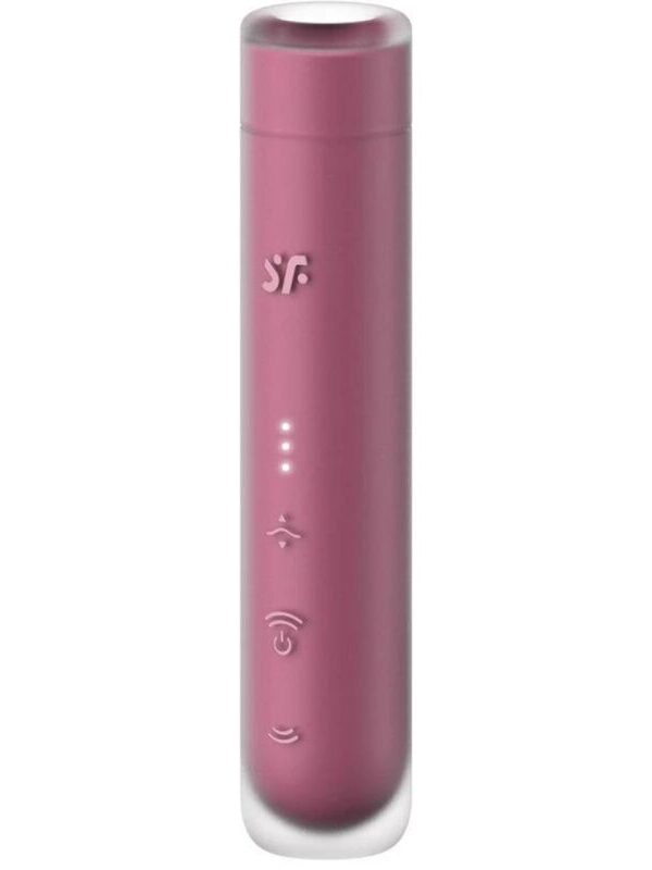 Satisfyer - First Kiss Wave kliitori stimulaator granaatpunane
