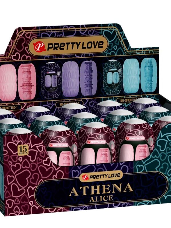 Pretty Love - Athena Alice komplekt 15 erineva meeste masturbaatoriga