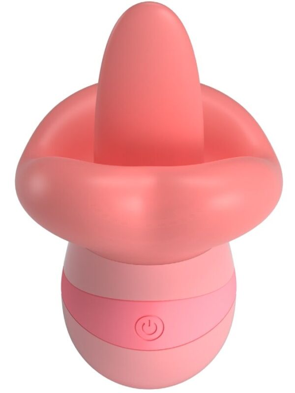 Pretty Love - Kylee keelega kliitori stimulaator 10 vibratsiooniga nude roosa