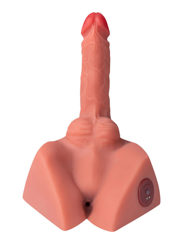 Xise - Michael realistlik dildo ja anaalmasturbaator tõukefunktsiooniga 15 cm