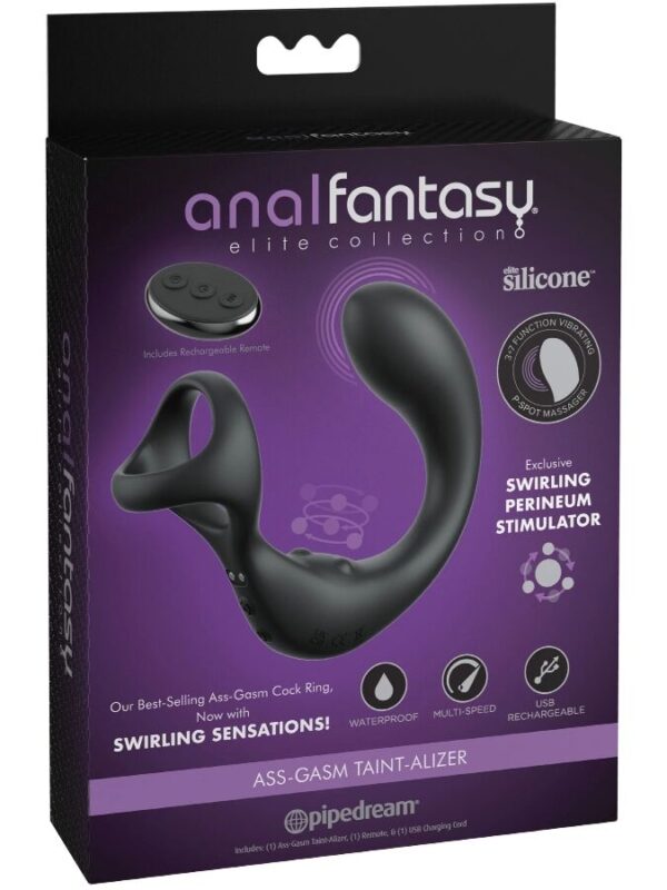 Anal Fantasy Elite Collection - Vibreeriv anaalmassaažiseade puldiga