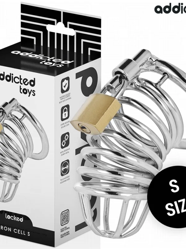 Addicted toys Locked - Iron Cell metallist peenisepuur 4 cm suurus S
