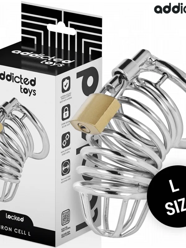 Addicted toys Locked - Iron Cell metallist peenisepuur 5 cm suurus L