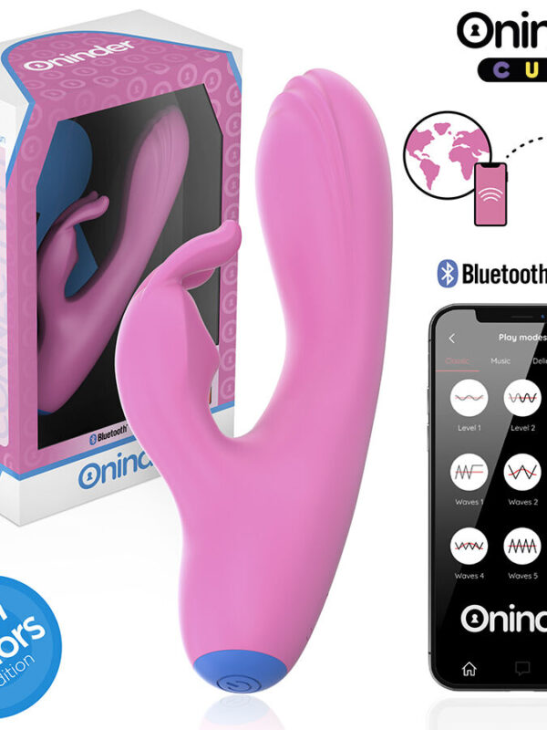 Oninder Cute - Love Bunny G-punkti ja kliitori massaažiseade tasuta ülemaailmse äpiga