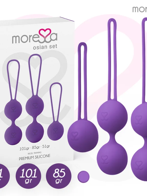 Moressa - Osian komplekt premium lilla silikoon