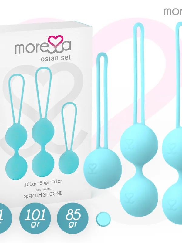 Moressa - Osian komplekt premium türkiissinine silikoon