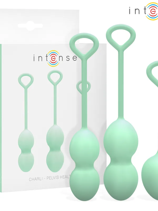 Intense - Charli Kegeli kuulide komplekt hele jade-roheline