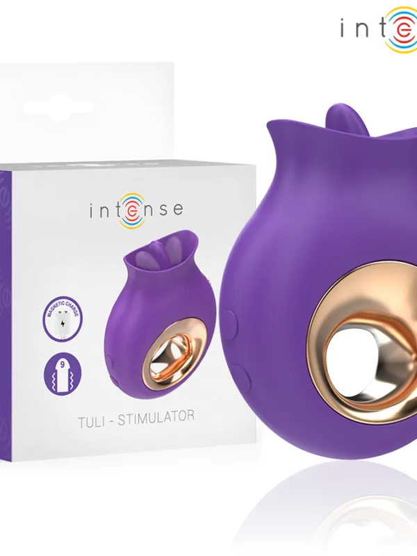 Intense - Tuli kliitori stimulaator 9 vibratsiooni ja 9 ostsillatsiooniga lilla
