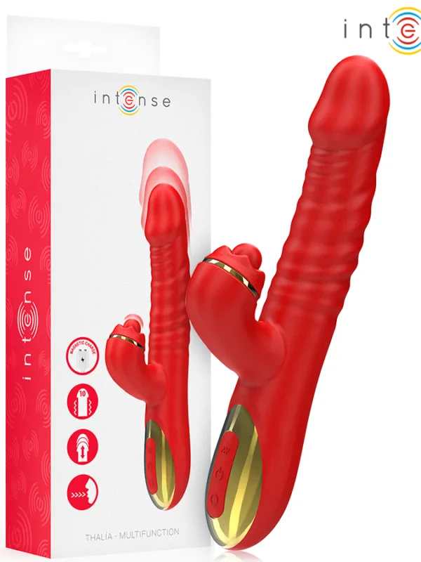 Intense - Thalia vibratsiooni, tõuke ja tapping-funktsiooniga punane