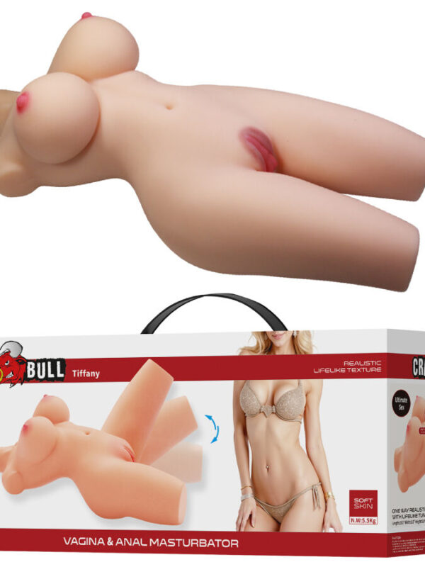 Crazy Bull - Tiffany realistlik naiste torso vagina ja anusega 5.5 kg