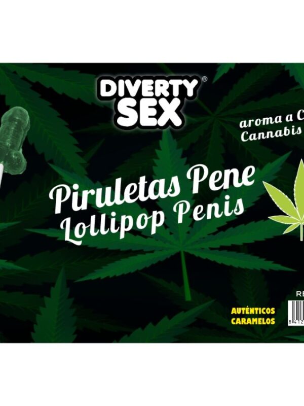 Diablo Goloso - Peenisekujulised pulgakommid kanepi aroomiga 50 tk