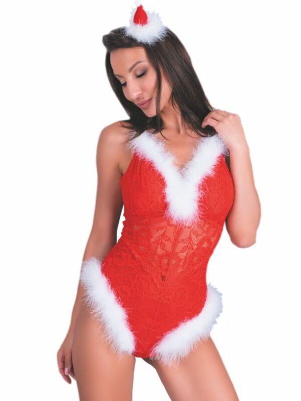 LivCo Corsetti Fashion - Naughty Santa LC 90706 jõulu body S/M
