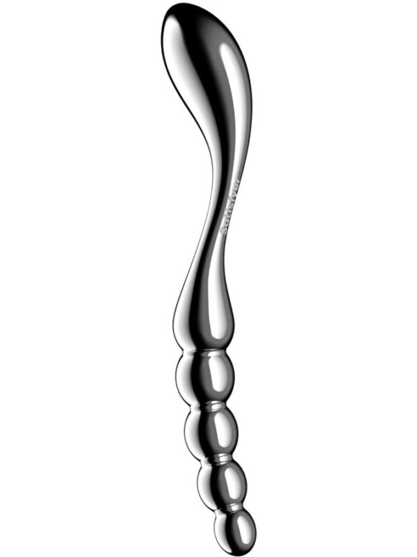 Satisfyer - Star Force 1 roostevabast terasest kahepoolne dildo