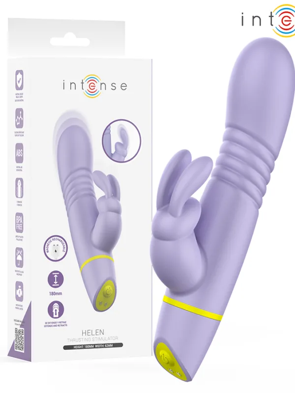 Intense - Helen rabbit-stimulaator ja tõukev massaažiseade