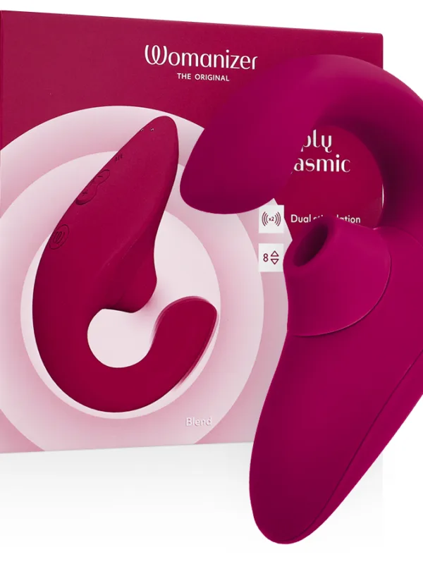 Womanizer - Blend Rabbit massaažiseade ja stimulaator erk roosa