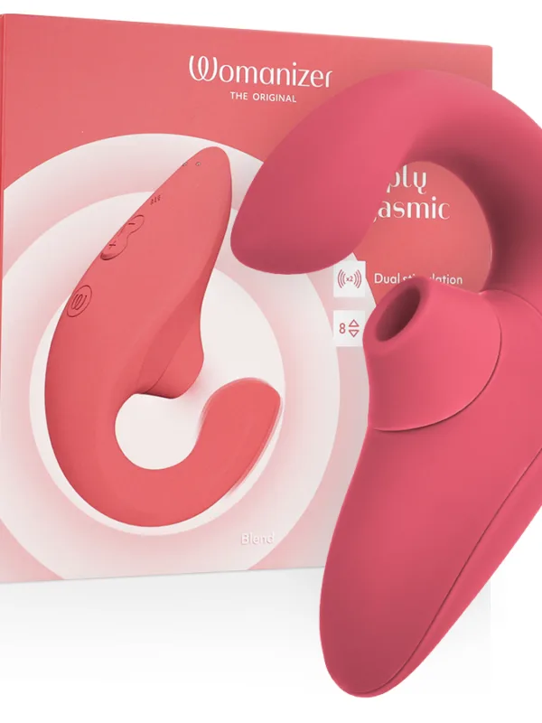 Womanizer - Blend Rabbit massaažiseade ja stimulaator roosakas