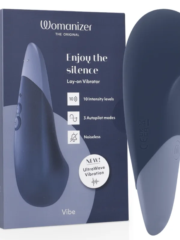 Womanizer - Vibe lay-on vaikne massaažiseade tumesinine