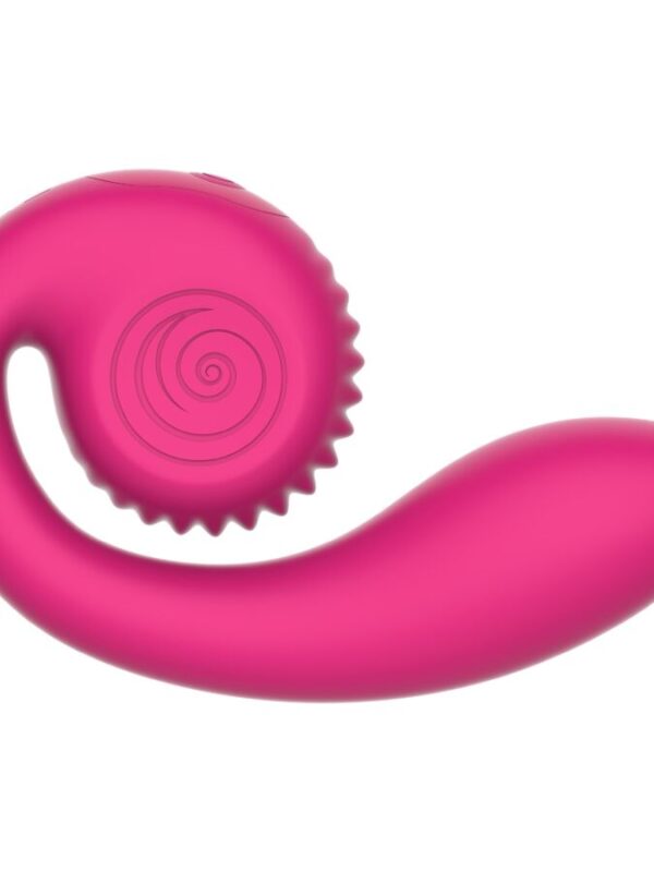 Snail Vibe - Gizi Lite Dual G-punkti ja kliitori roosa massaažiseade