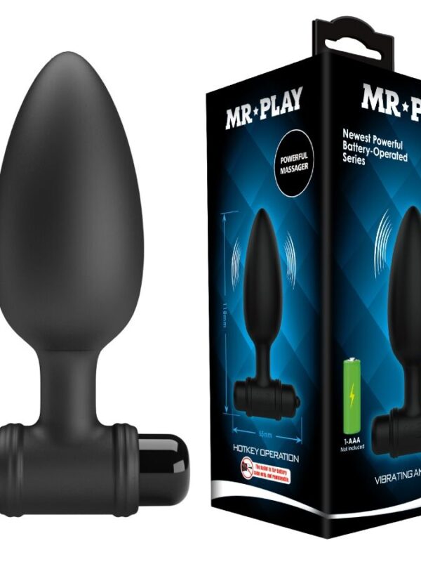 Mr Play - Super Power anaalplugi vibratsiooniga