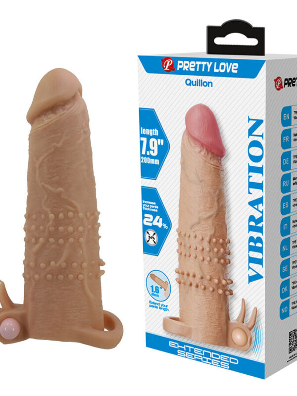 Pretty Love - Quillon peenisesleeve kliitoristimulaatori ja vibratsiooniga
