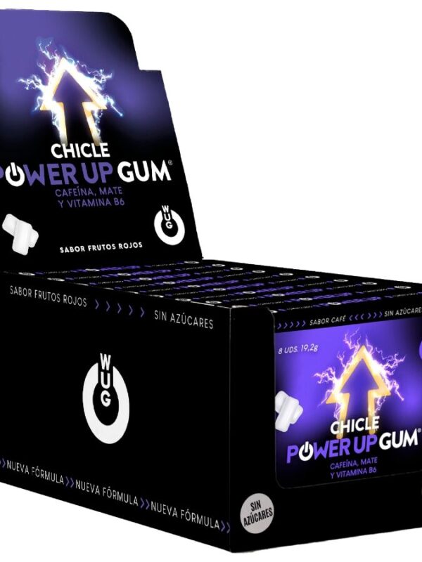 WUG Power Up - Energia ja keskendumise tugevdaja | väljapanek 12 x 8 tk