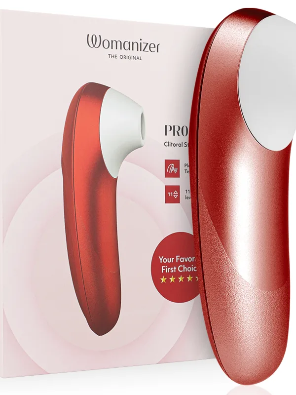 Womanizer - Pro Vibrant kliitori stimulaator burgundy