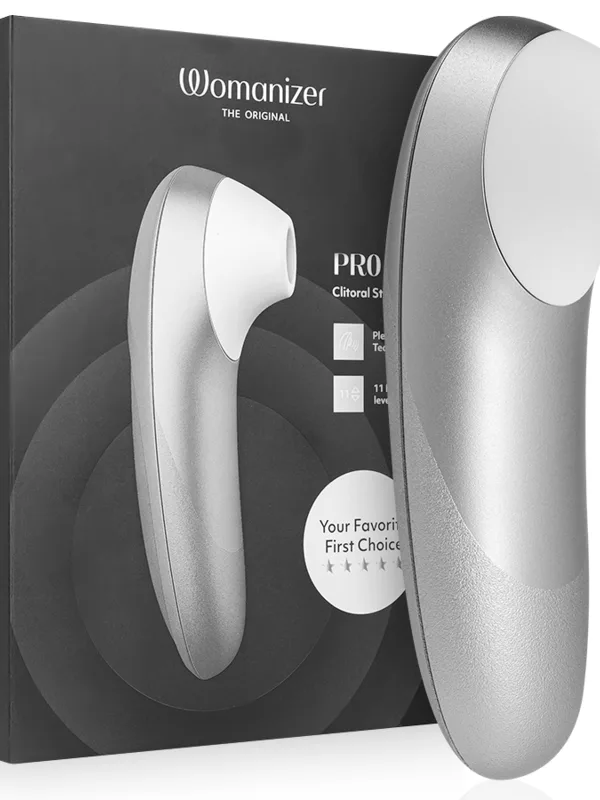 Womanizer - Pro Vibrant kliitori stimulaator hõbehall