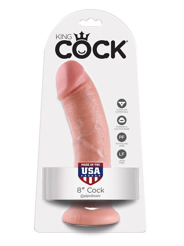 King Cock - 8" dildo nahatooni 20.3 cm