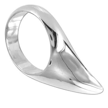 Metal Hard - Cock Teardrop rõngas 45 mm