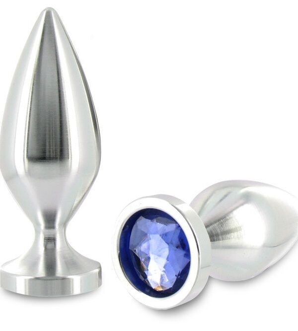 Metal Hard - Alumiiniumist kristall-anaalpistik Large 10.16 cm