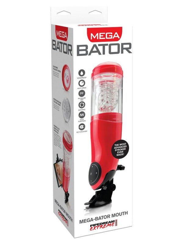 Extreme Toyz - PDX Mega Bator USB meeste suu masturbaator punane