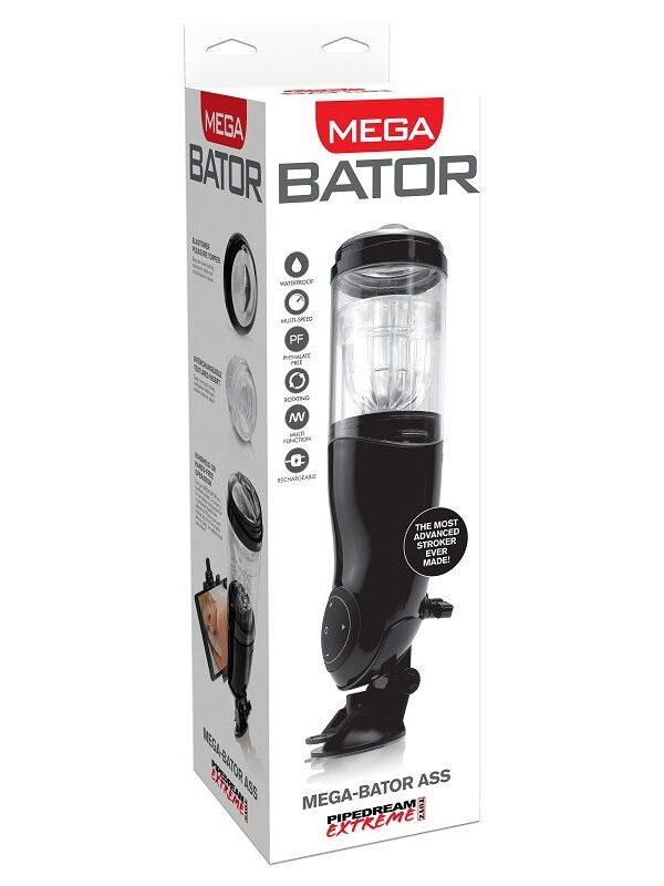 Extreme Toyz - PDX Mega Bator USB meeste päraku masturbaator must