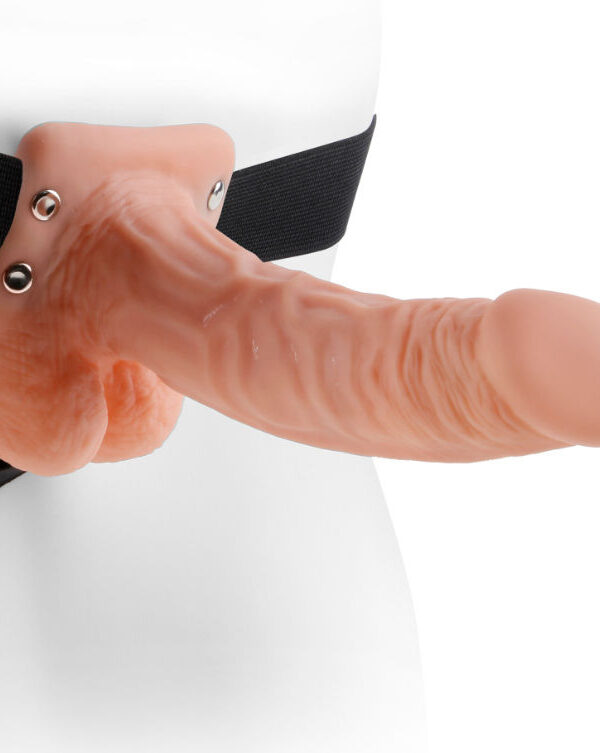 Fetish Fantasy Series - Series 7 õõnes strap-on munanditega 17.8 cm flesh