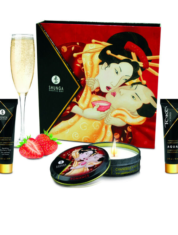 Shunga - Secret Geisha maasika ja cava komplekt